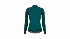 Alda Langarm Radtrikot Etxeondo Frau 2022 Smaragdgrün