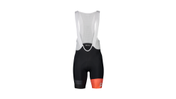 Essential Vpds Bib Shorts Radhose Rennrad Poc Uranium Schwarz/Hydrogen Weiß