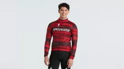 Factory Racing Team SL Expert Softshell Radtrikot Langarm Specialized Mann Schwarz/Rot