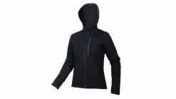 Hummvee Waterproof Wasserdichte Jacke Kapuze Frau Endura Schwarz