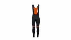 Kom Radfahr-Trägerhose Etxeondo Mann Schwarz/Orange