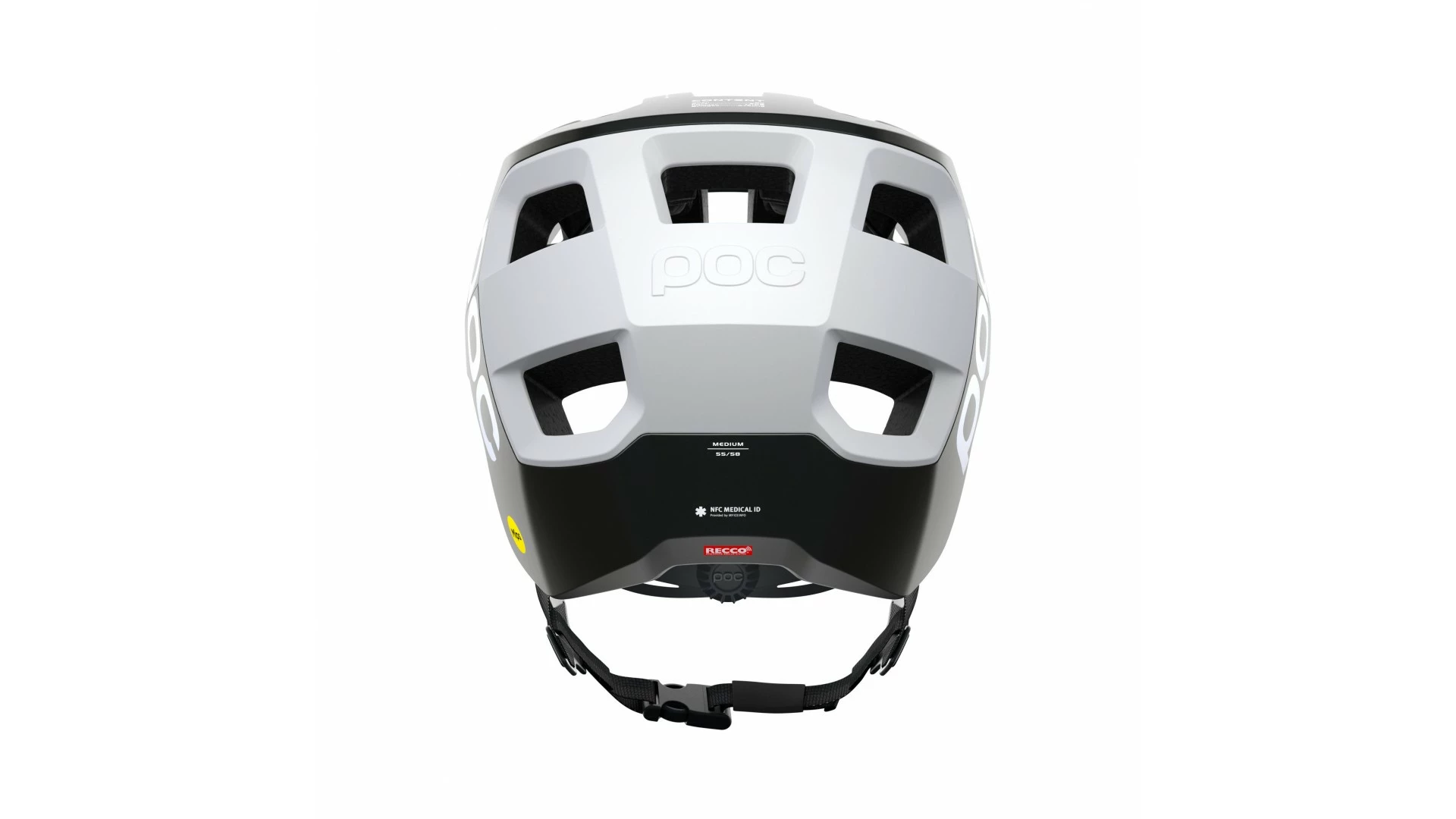 Kortal Race Mips Helm Mtb Poc Uranium Schwarz Matt/Hydrogen Weiß 6 Kortal Race Mips Helm Mtb Poc Uranium Schwarz Matt/Hydrogen Weiß – Bild 4