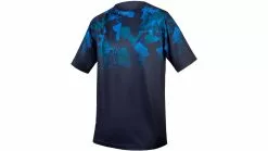Kurzarmtrikot Single Track Print T Ltd Endura Blau