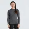 Nahtloses Merino Baselayer Ls Specialized Frau Grau