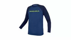 One Clan Raglan Kinder Jersey Ss Endura Blau