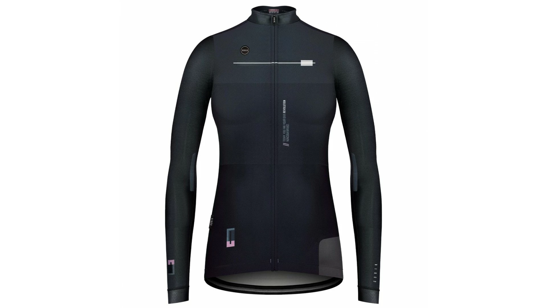 Radtrikot Langarm Cobble Gobik Frau 2022 Dark Coal 3 Radtrikot Langarm Cobble Gobik Frau 2022 Dark Coal