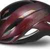 S-Works Evade II Rennrad Helm Angi Mips Ce Specialized Gloss Maroon/Matte Schwarz