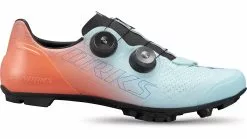 S-Works Recon Mtb Schuhe Specialized Arctic Blau/Vivid Coral/Sky Blau