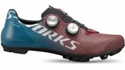 S-Works Recon Mtb Schuhe Specialized Tropical Teal/Maroon/Silver