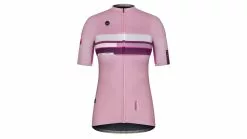 Stark Radtrikot Kurzarm Gobik Frau Lavender Streak 2022