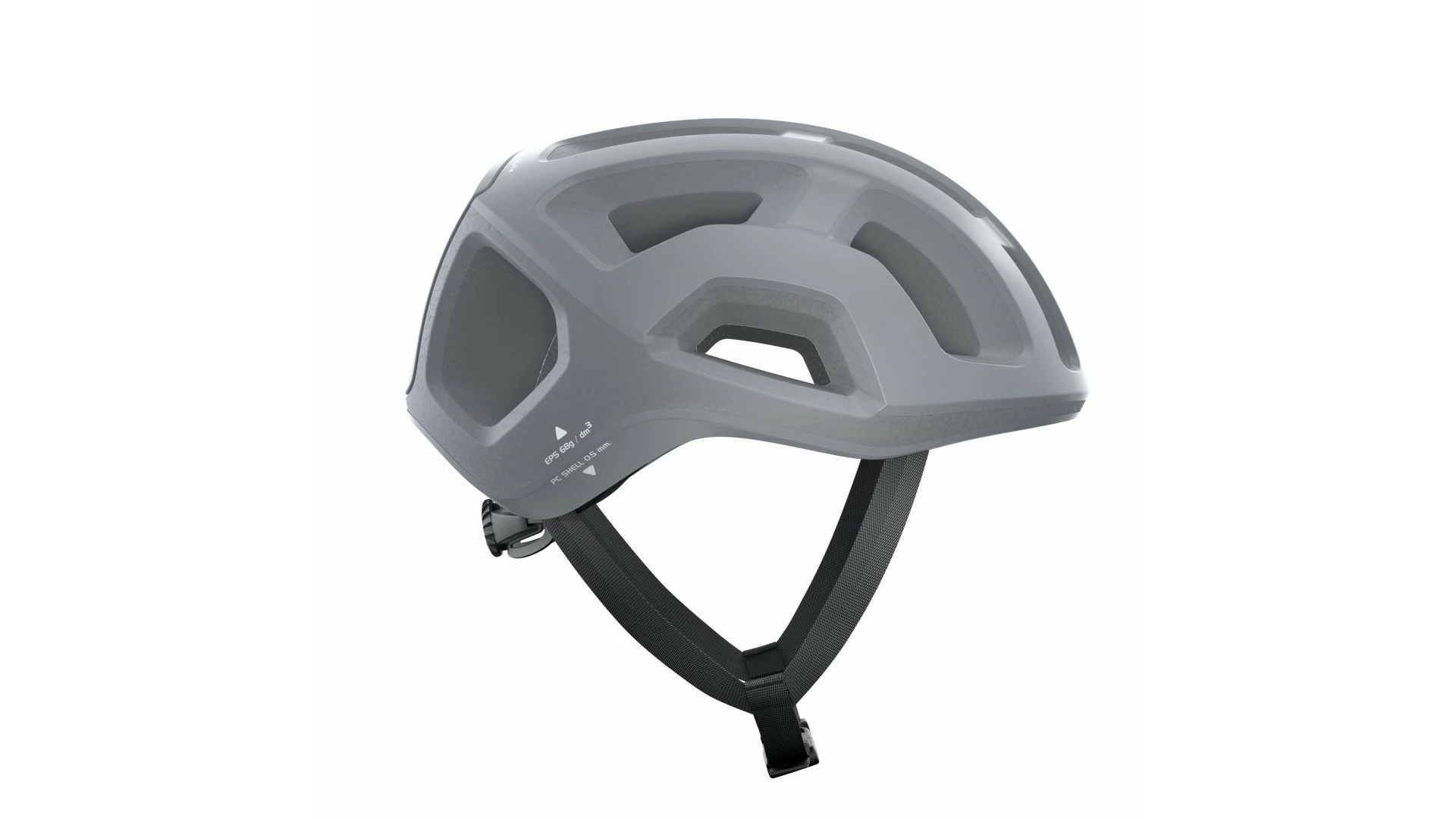Ventral Lite Helm Rennrad Poc Granite Grau Matt 8 Ventral Lite Helm Rennrad Poc Granite Grau Matt – Bild 6